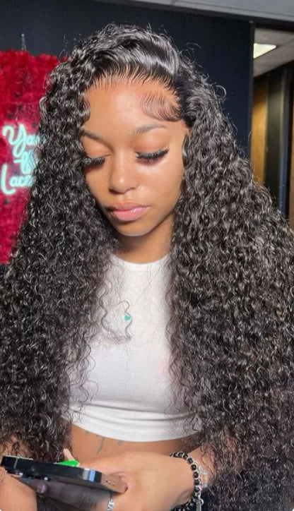 32 Inch 13x6 Deep Wave Lace Front Wig