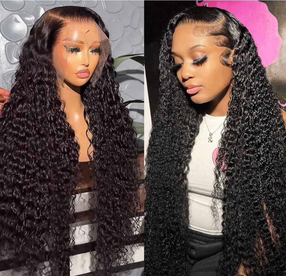 32 Inch 13x6 Deep Wave Lace Front Wig